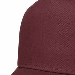 New Burgundy 6-Panel Baseball Cap Unisex Twill Cotton Fitted Casual <b>Hat</b> Adult Solid Color Four Seasons - Product Image 4