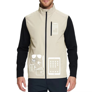 เสื้อกั๊กกันน้ำแบบมีซิป ระบายอากาศได้ดี สกรีนโลโก้ได้ตามต้องการ สำหรับกีฬากอล์ฟ เหมาะสำหรับผู้ชาย - Product Image 2