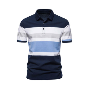 Chemises polo pour hommes, design tendance, fabrication directe d'usine, respirantes, vêtements décontractés d'été, faible MOQ, haute qualité. - Product Image 2