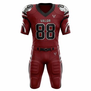 Wholesale Custom Logo Premium American Football Uniform Set Men's High-Performance Breathable Mesh Jersey and <b>Padded</b> Pants - Product Image 1