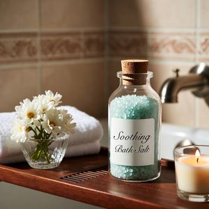 Sal de Baño Natural Ecológica del Himalaya con Extracto de Loto y Vitamina E para una Piel Sedosa y una Relajación Tranquila - Product Image 2