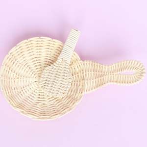 Ensemble de jouets de cuisine tendance pour enfants, jeu d'imitation, poêle en rotin avec spatule, jouets de cuisine pour bébés et tout-petits - Product Image 1