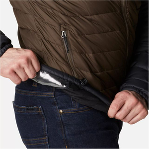 2024 Custom Men's Wool Puffer <b>Jacket</b> with Long Sleeves and Stand Collar Winter Wholesale Price - Product Image 4