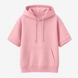 Nouveau sweat à capuche unisexe tendance personnalisé à manches courtes en molleton, coton doux de qualité supérieure, streetwear décontracté, mode été/hiver, séchage rapide pour hommes - Product Image 5