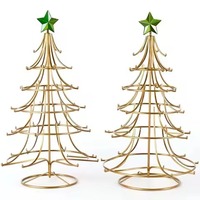 Sculpture de table en métal de Noël moderne et personnalisée de haute qualité pour hôtels, complexes hôteliers et événements