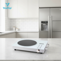 Table de cuisson électrique en céramique haute puissance, cuisinière infrarouge, plaque chauffante électrique pour la cuisson
