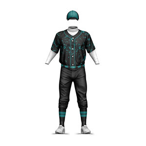 Nouvelle conception 2026 – Tenue de baseball respirante en polyester, vente en gros, personnalisable par sublimation, OEM - Product Image 3