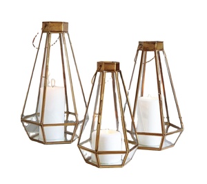 Unique Amazon luxury Moroccan <b>Lantern</b> <b>candle</b> <b>holder</b> for home use decorative table decor lighting decor golden morroco <b>lantern</b> - Product Image 1