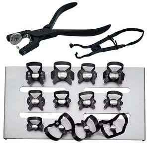 Kit de pinces à diaphragme en caoutchouc en acier inoxydable médical MIANBRO ENTERPRISES, instruments dentaires manuels, certifiés CE Classe I, vente chaude - Product Image 1