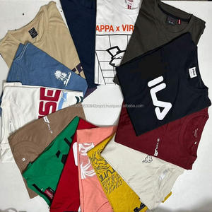 Lote de Ropa de Algodón de Marca Original al por Mayor de Camisetas de Manga Corta y Cuello Redondo para Hombre Surtido de Bangladesh - Product Image 5