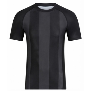Factory Wholesale Price Half Sleeve Men and <b>Women</b> Custom Logo Rash Guard Martial Art Wear Training NO GI Grappling BJJ <b>Rashguard</b> - Product Image 1