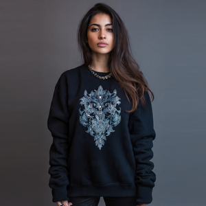 Women <b>Rhinestone</b> Sweatshirts Winter Street Pullover <b>Rhinestone</b> Sweat Shirts Women's Crew Neck Long Sleeve <b>Rhinestone</b> <b>Tops</b> - Product Image 3