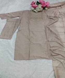 ชุดคุर्ติผ้าเรยอนผสมคอตตอนพิมพ์ลายดิจิทัล แห้งเร็ว สวมใส่สบาย มีไซส์พลัสไซส์ ชุดพื้นเมืองสำหรับผู้หญิง งานทอผ้า - Product Image 3