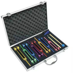 ชุดส้อมเสียงอะลูมิเนียมสำหรับดนตรี 128C 256C 512C สีทอง สีเงิน ชุดสามชิ้น สำหรับห้องปฏิบัติการฟิสิกส์ โดย Blush Surgical - Product Image 3