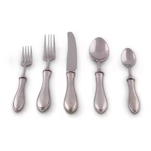 Juego de Cubiertos de Metal Contemporáneo para Comedor, Juego de Cuchara, Tenedor y Cuchillo, Vajilla Elegante para Mesa de Cocina, Duradera - Product Image 3