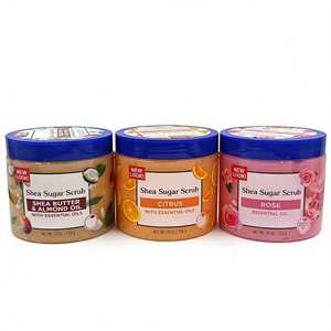 Exfoliante Corporal Vegetariano Natural Orgánico 2026 con Lactulofructosa 538g, Producto para el Cuidado Corporal con Aroma a Cítricos/Coco/Rosa - Product Image 3