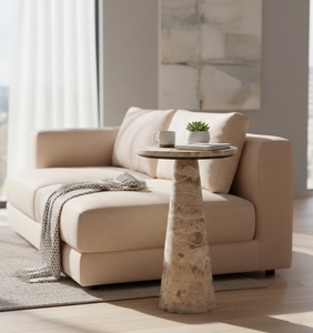 Mesa Auxiliar de Mármol Estilo Mid-Century Modern para B2B India, Directo de Fábrica - Product Image 2