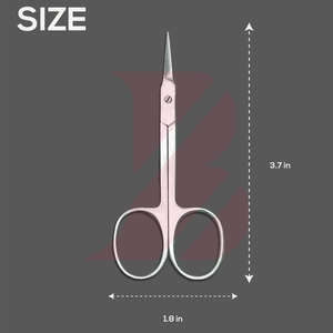 Ciseaux à cuticules professionnels en acier inoxydable à pointe extra fine pour une coupe précise, outils de soin de beauté pour manucure et pédicure - Product Image 2