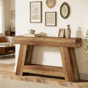 Consolle di Controllo Principale con Ripiano Portaoggetti, Utilizzabile Come Tavolino da Divano, Consolle d'Ingresso o Scrivania Portaoggetti - Product Image 1