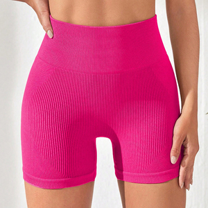 Wholesale Custom Seamless Women <b>Tight</b> Scrunch Butt Fitness Gym Workout Running Sports Yoga Training Shortst - Product Image 2