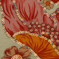 Tela de viscosa crepé Dola de calidad de exportación con estampado floral para vestidos, kurtis y trajes de mujer