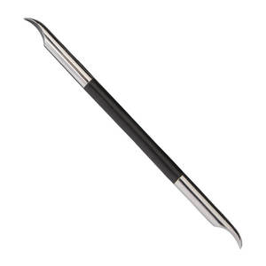 Pure Finish Stainless Steel <b>Nail</b> Cleaner & Cuticle Pusher <b>Tool</b> with Textured Grip - Product Image 4