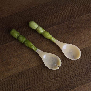 Juego de Cubiertos para Cena, Ecológico, Clásico, con Mango de Resina, Práctico y de Calidad, Artesanía Saniya de la India - Product Image 4