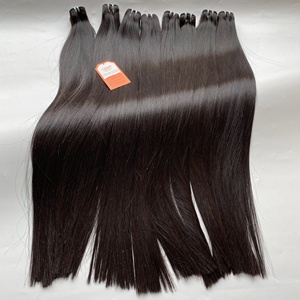 ผมมนุษย์ทำจากเส้นด้ายดิบแบบเส้นผมมนุษย์12A เกรดเดียว - Product Image 2