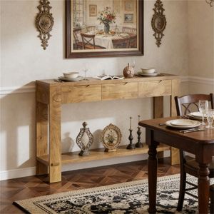 Entrance <b>Console</b> <b>Table</b> with Storage Space As <b>Sofa</b> <b>Table</b> - Product Image 3