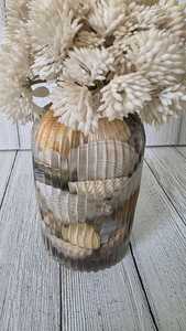 Seashell Resin <b>Vase</b>, Coastal Beach Decor, <b>Small</b> Shell <b>Vase</b>, Handmade Gulf Coast Decor, Nautical Home Decor, Ocean Inspired Beach - Product Image 5