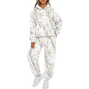 Conjunto Deportivo Urbano para Mujer, Sudadera Holgada y Pantalones de Estilo Informal - Product Image 5