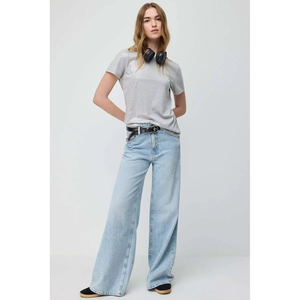 Camiseta Básica para Mujer, Ecológica, Transpirable, Antiarrugas, Antipilling, de Secado Rápido, Oversize, 100% Poliéster, Cuello Redondo, Corte Holgado, Manga Corta - Product Image 3