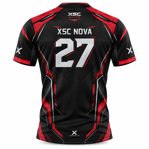 Maillots d'équipe professionnels pour hommes, vêtements d'e-sport |   Noir, rouge et six variations de couleurs |   Fabricant OEM ODM |   X Sports City | - Product Image 2