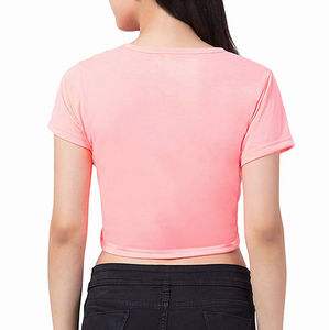 T-shirts courts pour femmes Quickdry 100% coton légers à séchage rapide avec logo personnalisé motif de personnage 3D - Product Image 4