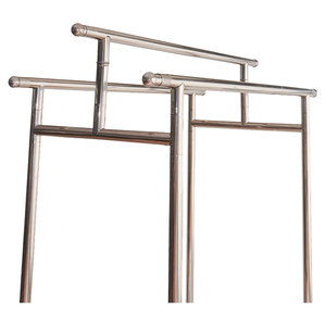 Présentoir portable en métal Bros Display, support de vêtements de luxe pliable et robuste, présentoir de vente au détail moderne, porte-vêtements OEM ODM Vietnam - Product Image 2