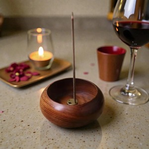Premium Solid Wood Religious <b>Incense</b> <b>Holder</b> for <b>Incense</b> Sticks Handcrafted Durable Wooden <b>Incense</b> Burner for Indian - Product Image 4