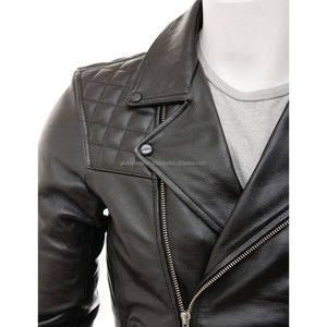 Chaqueta de Motocicleta de Piel de Oveja Genuina, Negra, Acolchada, Impermeable, para Invierno, para Hombre y Mujer, de Alta Calidad, Precio Económico, Informal, Transpirable - Product Image 2