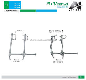 Rétracteur abdominal médical VERITAS Gosset de qualité supérieure A-1 en acier inoxydable 10/14 cm, ensemble d'instruments chirurgicaux réutilisables - Product Image 5