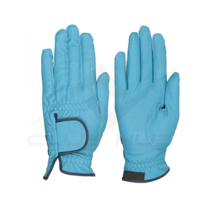 Gants de golf personnalisés avec logo, en cuir synthétique imitation peau de mouton, patch en caoutchouc personnalisé, couleur blanche, gants de golf pour homme sur mesure - Product Image 1