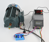 Convertisseur de fréquence triphasé 3KW avec contrôle vectoriel pour usage industriel, entrée 220V-440V, sortie 0-220V/380V, LAKINELE