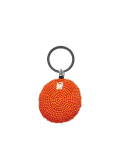 Elegante llavero de cristal con bordado de cuentas de semillas y diseño de zumo, hecho a mano, de última moda y máxima calidad - Product Image 1