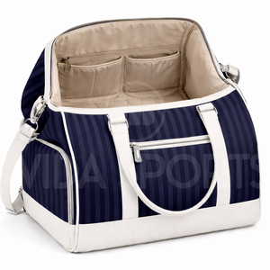 Custom Logo Zipper Fashion Duffel Bag Gym Travel & Sports Polyester Fabric PU <b>Leather</b> Trim Waterproof <b>Large</b> Capacity - Product Image 4