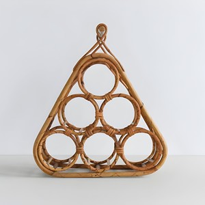 Customization Stackable Wine <b>Rack</b> Wholesale Rattan Bottle <b>Storage</b> <b>Racks</b> <b>for</b> Retail Distributor - Product Image 1