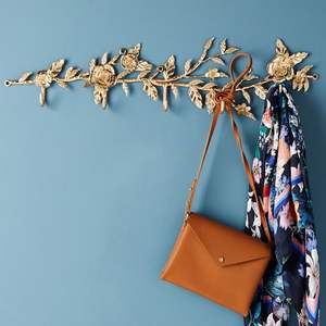 Porta Llaves de Pared de Latón Vintage Hecho a Mano con 6 Ganchos, Decorativo, de Metal Antiguo con Diseño de Gansos, para Decoración del Hogar - Product Image 3