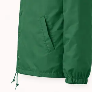 Blousons de sport géométriques pour hommes en gros, fabricant OEM, marque privée, vêtements d'extérieur, fermeture éclair frontale, poignets élastiques, patchwork, motif dessin animé - Product Image 5