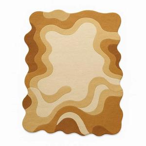 Tapis moderne 100% laine tufté à la main, tapis de salon fait main, taille personnalisée - Product Image 1