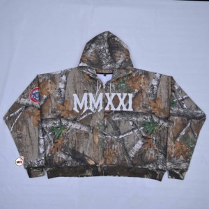 Sudadera con Capucha de Camuflaje para Mujer, Marca Diamond, con Logotipo Personalizado, de Primera Calidad, Diseño OEM, Impresión Completa, Transpirable, Tejida, para Otoño e Invierno - Product Image 1