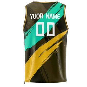 Camiseta Deportiva sin Mangas de Baloncesto, Elegante, de Secado Rápido, Uniforme Personalizado para Equipos, para Entrenamiento y Partidos - Product Image 6