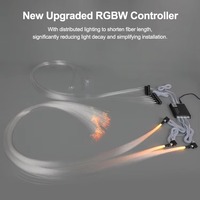 Kit de plafond étoilé pour voiture avec fibres optiques, design personnalisé, 500, 1000, 2000 pièces avec étoiles filantes
