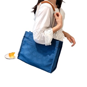Promotional Cheap Nylon Fashion Custom Printed Logo Rope Handle <b>Tote</b> <b>Bag</b> <b>with</b> <b>Shoulder</b> <b>Strap</b>-Four Seasons Use Custom Brand Size - Product Image 5